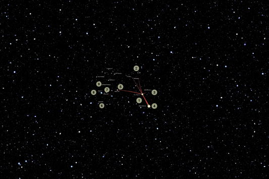 Betty Hill’s Star Map of Zeta Reticuli