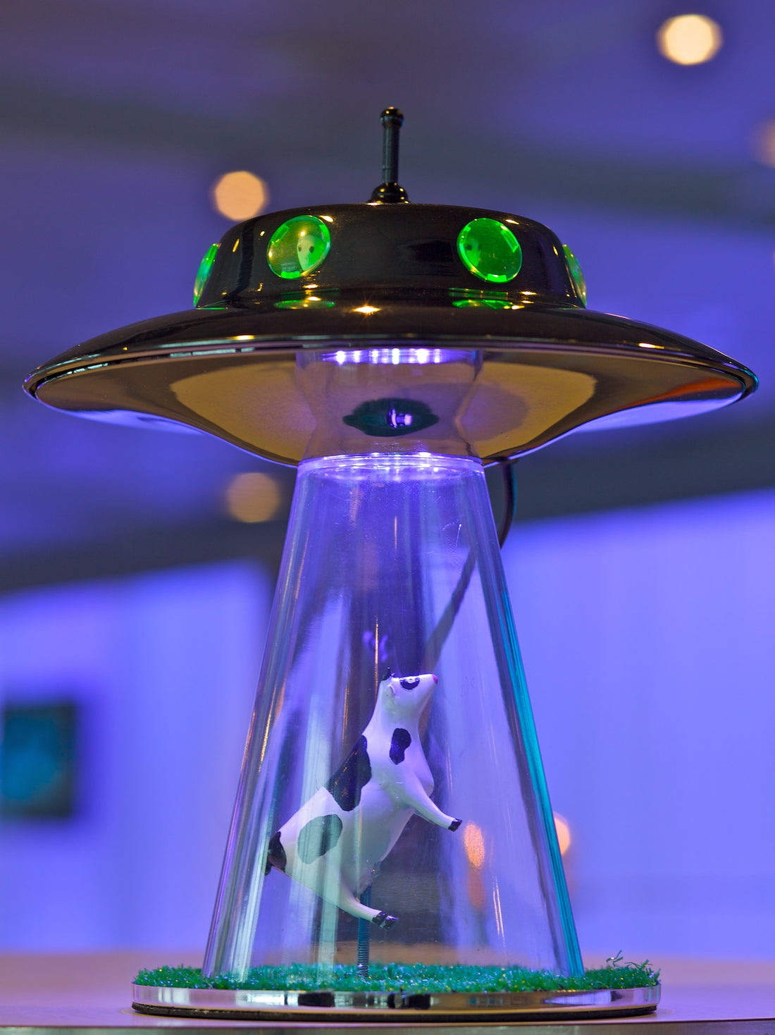 Alien Abduction Lamp, the perfect gift for UFO believers.